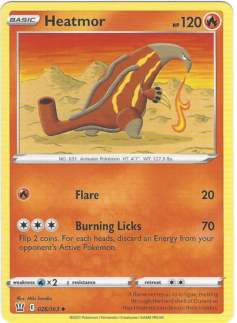 Heatmor 026/163 Pokemon Card Single